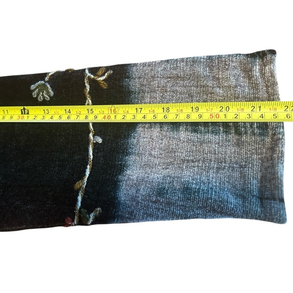 Flashback Embroidered Jacket Sz M Ombre Floral Cottage Vintage Art To Wear Boho - Picture 14 of 16